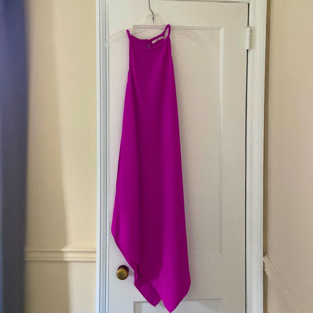 Rachel Roy fuchsia midi dress